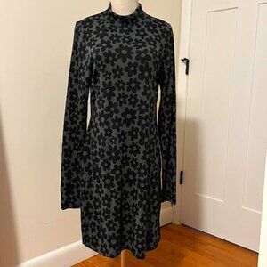 American Eagle Knit Mock Neck Mini Dress